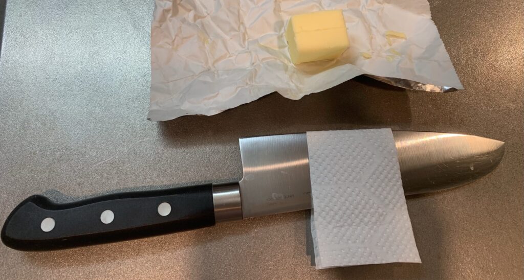 バターの切り方ライフハック